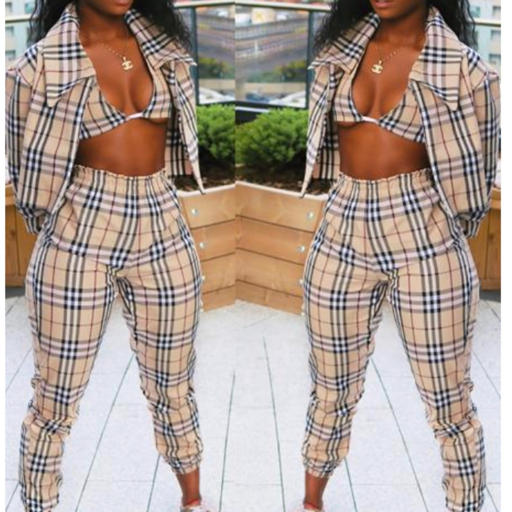 Plaid set